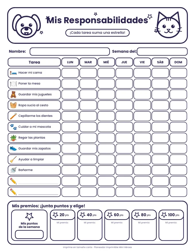 Tabla para colorear