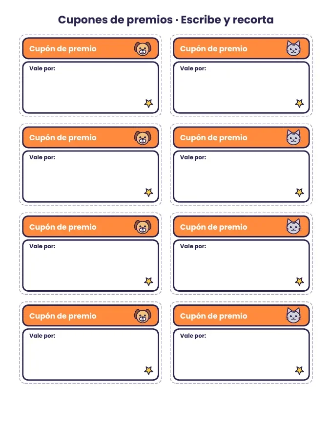 Cupones de premios